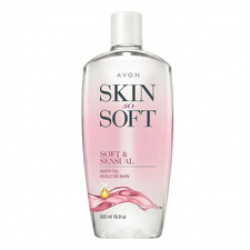 Avon Skin-So-Soft Bath Oil Decanter with Gold Teardrop Stopper — listing 6