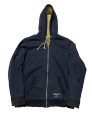 Abercrombie & Fitch Sherpa-Lined Full-Zip Hoodie, Olive Green, Size L — listing 3