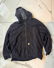 Carhartt Rain Defender Relaxed Fit Quilted Insulated Jacket, Black, Men's 2XL — listing 6