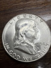 1954-S Franklin Half Dollar, 90% Silver US Coin — listing 2
