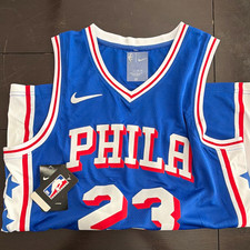 Nike Philadelphia 76ers NBA Authentics Swingman Shorts, Navy, Size 38 (L) — listing 5