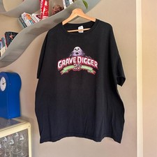 Vintage 1990s Grave Digger Monster Truck Grim Reaper Graphic T-Shirt — listing 4