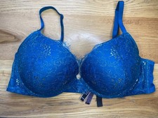 Victoria's Secret Lightly Lined Full Coverage Push-Up Bra, Light Blue Stripe — listing 4