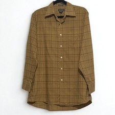 St. John's Bay Men's Blue Plaid Long-Sleeve Button-Up Shirt — listing 5