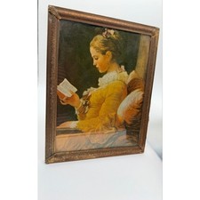 Framed Reproduction Print of "Young Girl Reading" (A Young Girl Reading) after Jean-Honoré Fragonard — listing 5