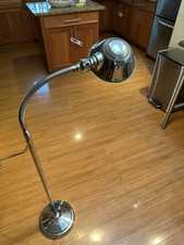 Vintage 1940s Industrial Adjustable Medical Exam Floor Lamp — listing 4