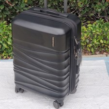 American Tourister Tranquil Hardside Spinner Carry-On Suitcase Black — listing 2