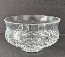 Cut Crystal Footed Bowl with Scalloped Rim, Fan and Star Pattern — listing 5