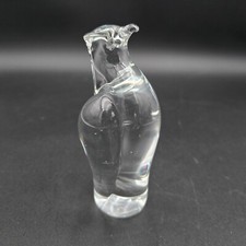 Pair of Crystal Eagle Figurines on Frosted Domed Bases — listing 6