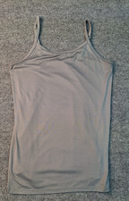 Terra & Sky Black Spaghetti Strap Cami Tank Top, Plus Size 0X (14W)