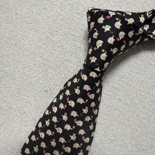 Salvatore Ferragamo Long Silk Stole/Scarf, Leopard Celestial Floral Motif, 70 x 180 cm — listing 2