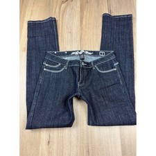 Rampage Women's Dark Wash Straight-Leg Jeans