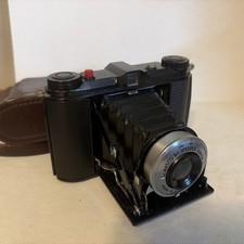 Vintage Ansco Folding Bellows Camera, 1920s, Ansco Photoproducts Binghamton NY, Uses 6A/6B Roll Film — listing 4