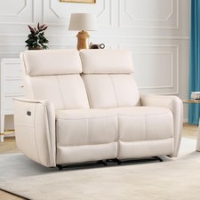 Reclining Sofa in Beige Chenille Upholstery — listing 3