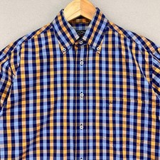 Paul & Shark Yachting Men's Multicolor Plaid Button-Down Shirt, Size 44 — listing 5