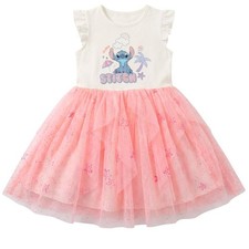 Disney Lilo & Stitch All-Over-Print Girls' Sleeveless Tiered Dress — listing 2