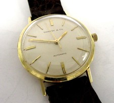 Vintage Tiffany & Co. Signed Dial Manual-Wind Dress Watch with Sub-Seconds 14K/18K solid gold
