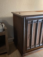 Magnavox console stereo cabinet Mid-Century Console Stereo Record Player Cabinet — listing 3