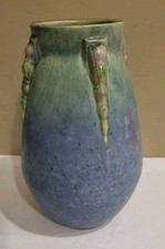 Roseville Pottery Vessel (base only shown), impressed 'Roseville U.S.A.' with shape number — listing 5