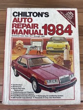 Chilton's Auto Repair Manual 1981-1988 (Part No. 7770) — listing 4