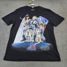 Beetlejuice Graphic Tee Bundle (2 Shirts) - Black Tank & Purple Button Front — listing 2