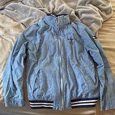 Tommy Hilfiger Outerwear Men's Navy Nylon Bomber Jacket — listing 5