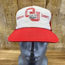 Vintage Oklahoma Sooners Red Mesh Football Jersey with Diagonal SOONERS Stripe — listing 3