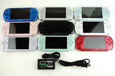 Sony PSP-3006 Slim & Lite Handheld Console (Clear Blue Custom Shell)