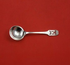 Antique Sterling Silver Pierced Bouillon Cup / Nut Dish with Handle, Monogrammed — listing 2