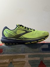 Brooks Ghost 6 Men's Running Shoes, Grey/Navy/Neon Yellow — listing 2