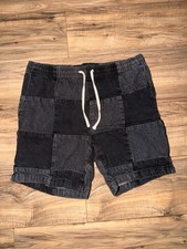 PacSun Hayden Blue High-Waisted Distressed Denim Cutoff Shorts, Size 26 — listing 6