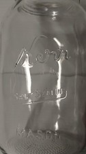 Vintage Kerr Self Sealing Mason Half-Pint Jar with Zinc Lid — listing 2
