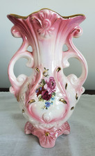 Vintage Pink Lustreware Porcelain Rose Teacup and Saucer