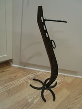Antique Wrought Iron and Cane Armchair with Wood-Framed Caned Back and Seat — listing 6