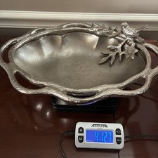 Freeform Cast Aluminum Decorative Bowl / Dish