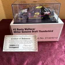 Rusty Wallace #2 Miller Genuine Draft NASCAR Wall Clock — listing 4