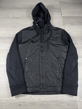 Hugo Boss Men's Black Hooded Water-Repellent Technical Jacket with Packable Design, Size XXL — listing 3