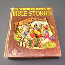 The Wonder Book of Bible Stories by Mary Juergens, Vintage 1951 Wonder Books Hardcover Children's Book, Multicolor, 6.5 x 5 inches — listing 5