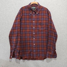 Gitman Bros Vintage Brown Herringbone Flannel Button-Down Shirt — listing 6