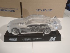 Jeff Gordon #24 Crystal Race Car Sculpture on Black Base, Hendrick Motorsports Signature Series — listing 4