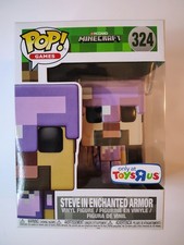 Funko POP! Games Minecraft Steve in Enchanted Armor #324 (Toys R Us Exclusive, 3.75") — listing 6