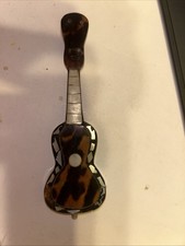 Miniature Handcrafted Guitar with Mother-of-Pearl Inlay Back — listing 3