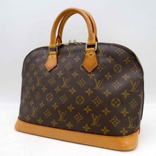 Louis Vuitton Alma PM Monogram Canvas Handbag with Vachetta Leather Trim — listing 2