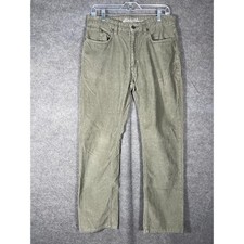 Green Corduroy Trousers with Button-Fly Front — listing 3