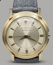 Vintage Wittnauer Manual-Wind Dress Watch with Cream Dial, Gold-Tone Case — listing 2