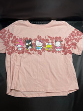 Hello Kitty by Sanrio Gray All-Over Print Puff-Sleeve T-Shirt, listing 6