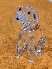Clear Crystal Glass Puppy Dog Figurine / Paperweight — listing 4
