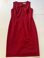 Jones Studio Woman Fuchsia Draped Jersey Dress with Rosette Detail, Size 16W — listing 5