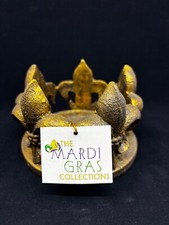 Metal Open-Frame Pillar Candle Holder Lantern with Fleur-de-Lis Finial, Bronze Finish
