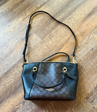 Coach Signature Jacquard Domed Satchel Handbag with Front Pocket Turnlock — listing 4